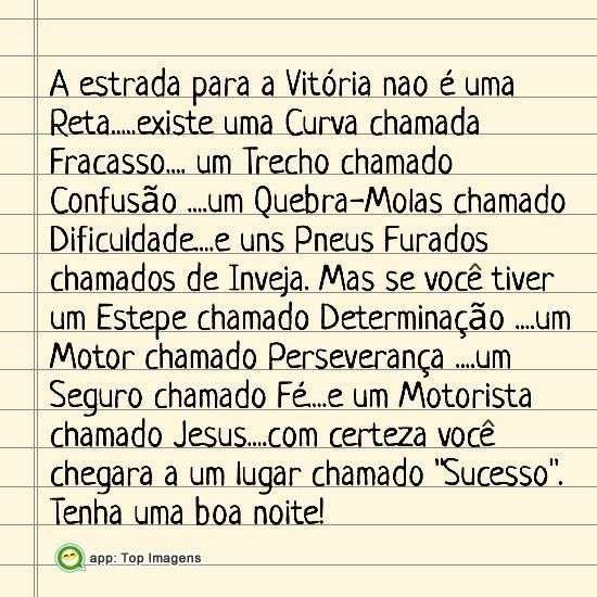 A estrada para a vitória