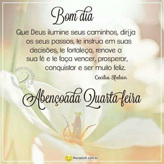 Abençoada quarta-feira