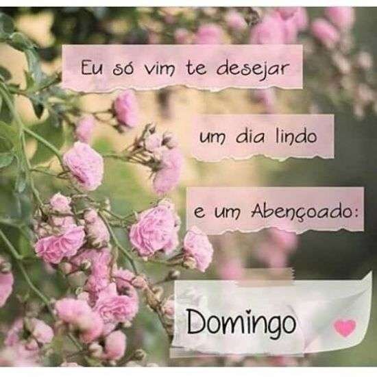 Abençoado domingo