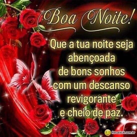 Boa noite abençoada