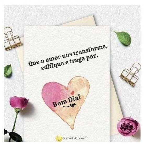 Bom dia com amor