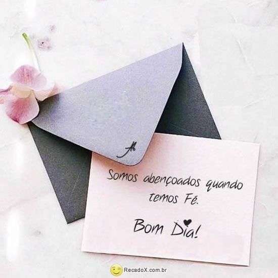 Bom dia com fé