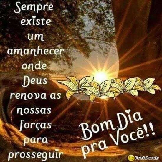 Bom dia pra você