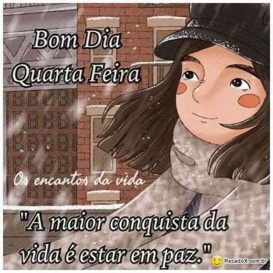 Bom dia quarta-feira