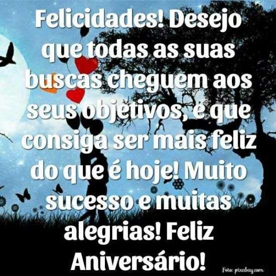 Felicidades e Feliz aniversário