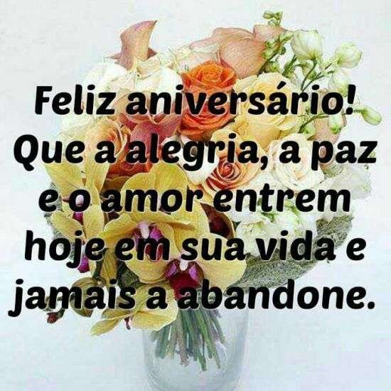 Feliz aniversário