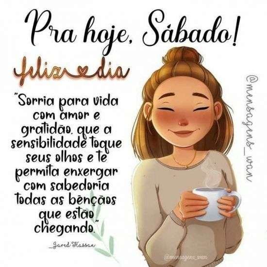 Feliz dia de sábado