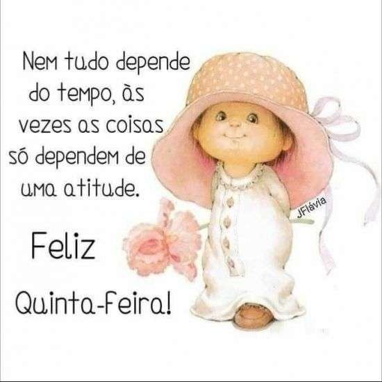 Feliz quinta-feira