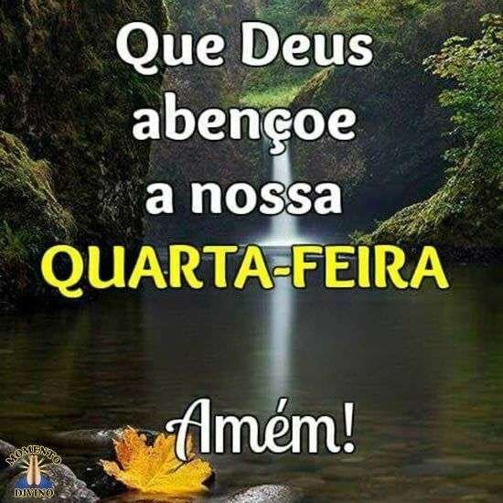 Quarta-feira abençoada