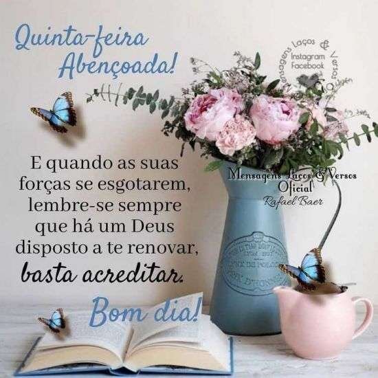 Quinta-feira abençoada