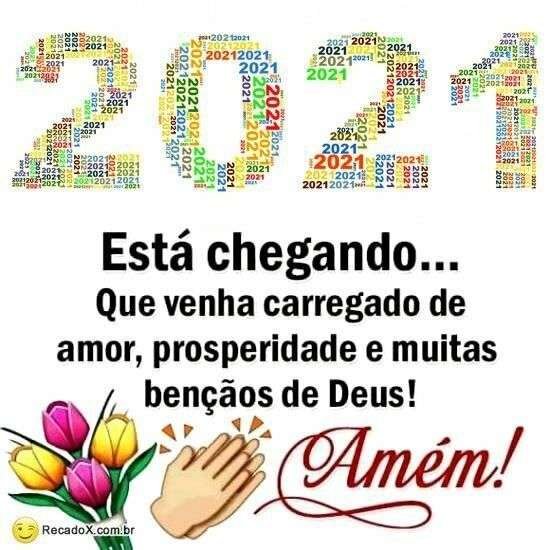 2021 está chegando
