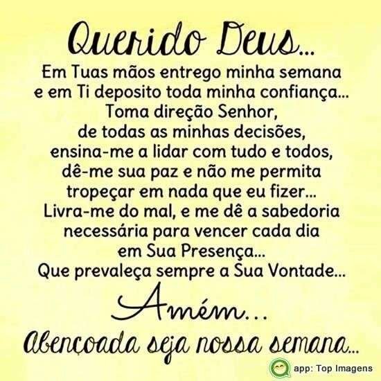 Abençoada seja nossa semana