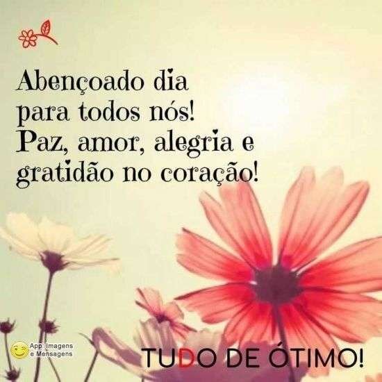 Abençoado dia