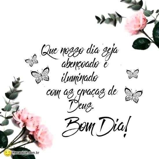 Bom dia abençoado