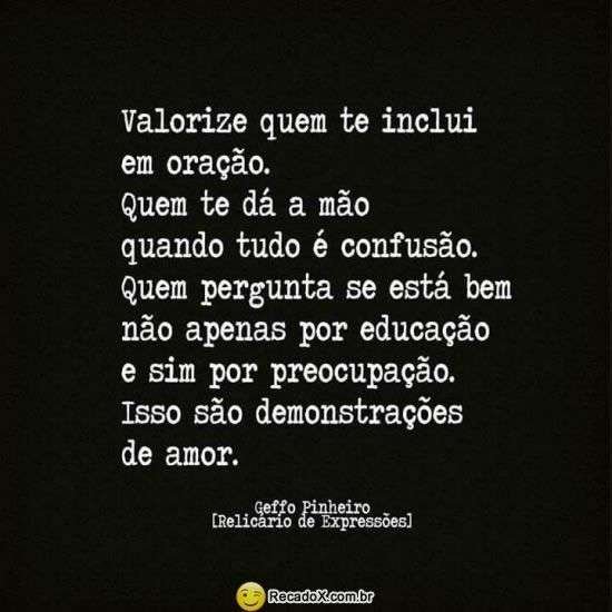 Demonstração de amor