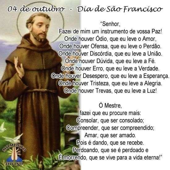 Dia de São Francisco de Assis