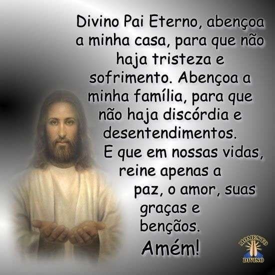 Divino Pai Eterno, abençoa...