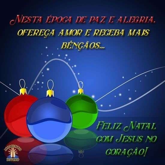 Feliz Natal com Jesus no coração