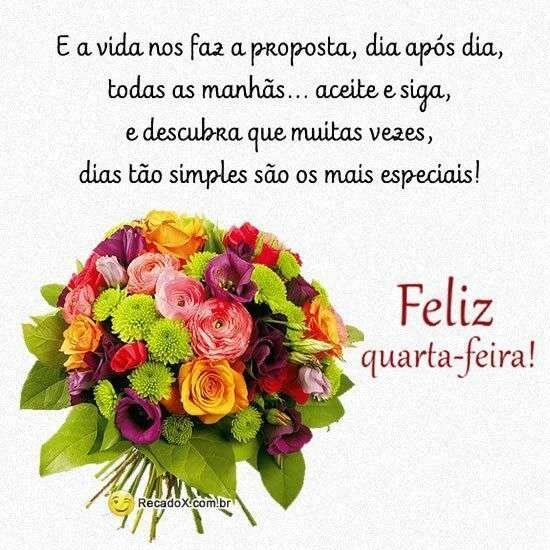 Feliz quarta-feira
