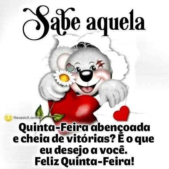 Feliz quinta-feira