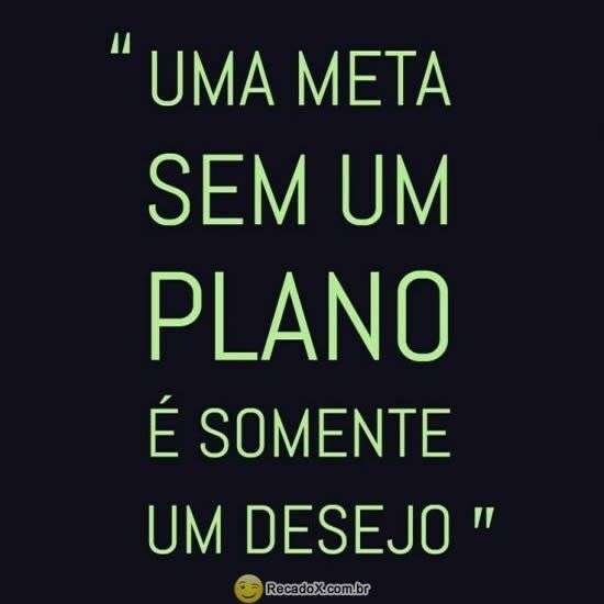 Meta sem plano