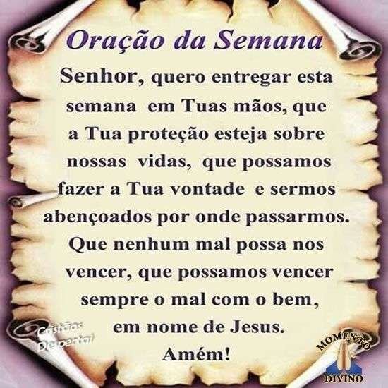 Oração da Semana