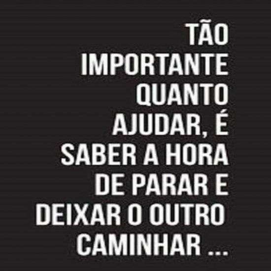 Saber a hora de parar