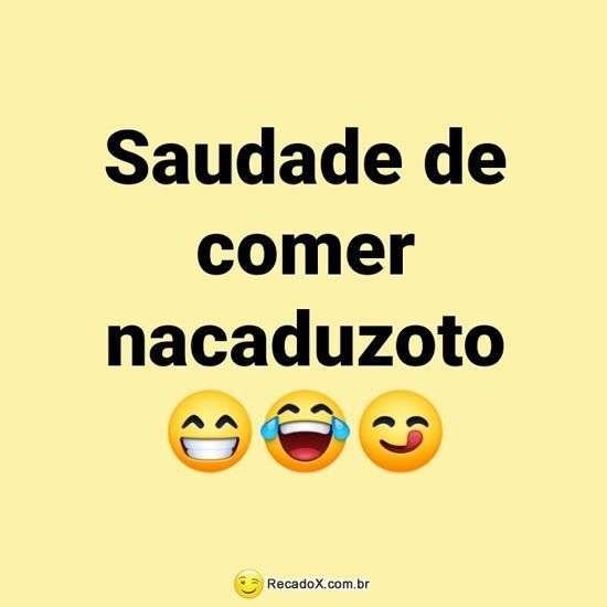 Saudade de comer