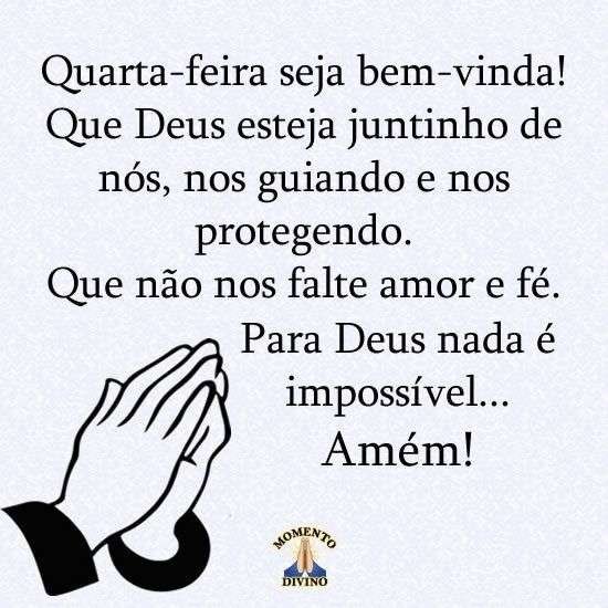 Bem-vinda Quarta-feira