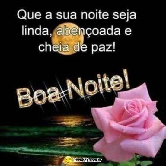 Boa noite abençoada