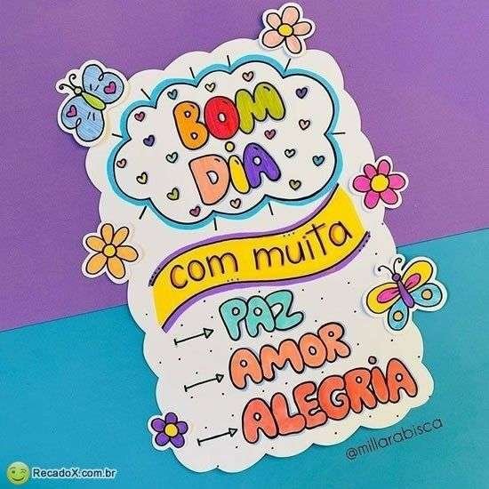 Bom dia com alegria