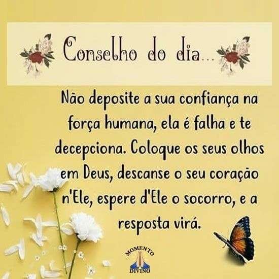 Conselho do dia
