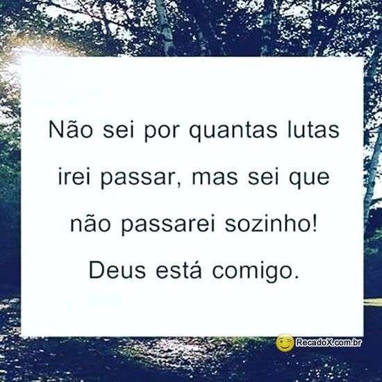 Deus está comigo