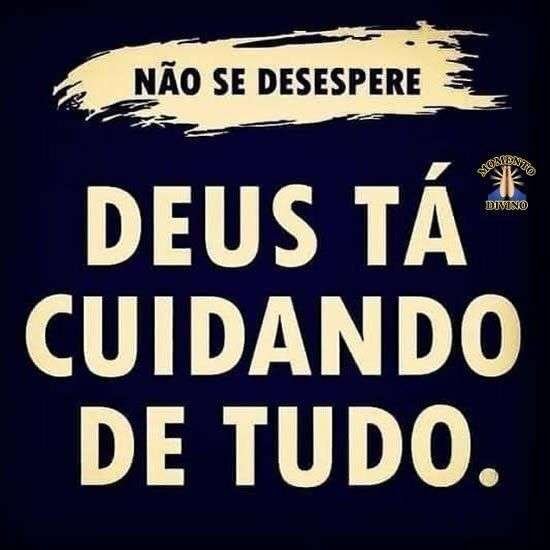 Deus tá cuidando