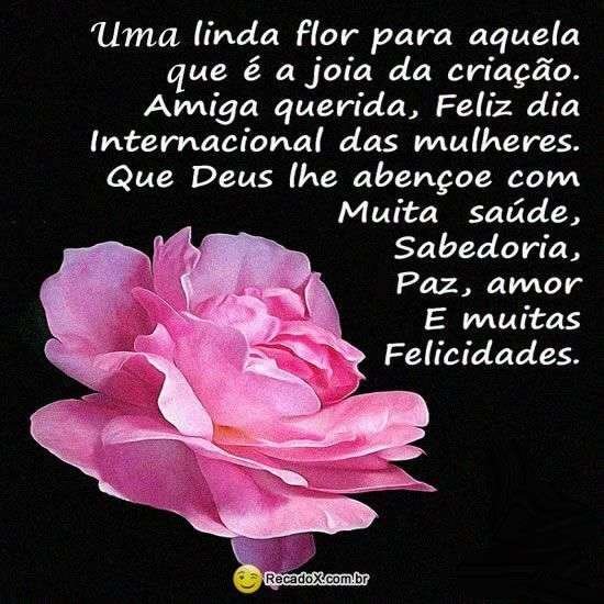 Feliz Dia Internacional das Mulheres