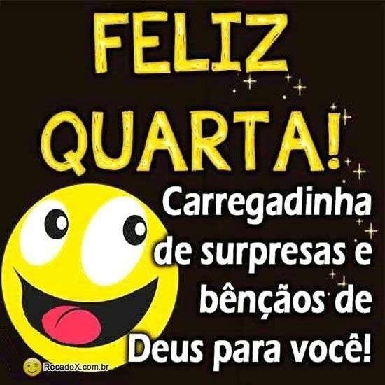 Feliz quarta-feira