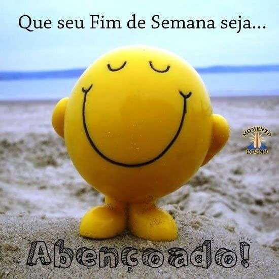 Fim de Semana Abençoado, Recado X - 1195. Fim de Semana Abençoado, Recado X - 1195.