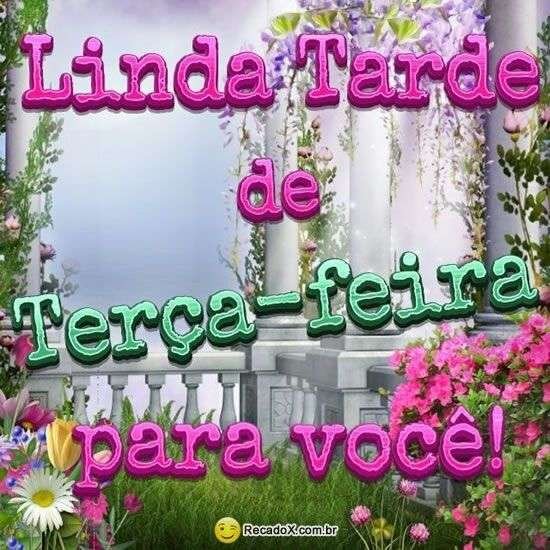 Linda tarde de terça-feira