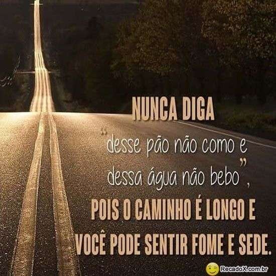 O caminho é longo