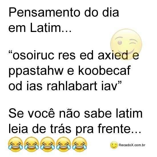 Pensamento em latim