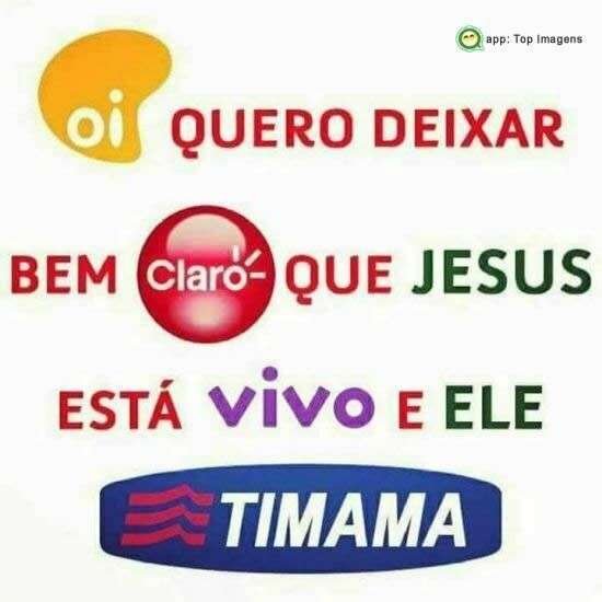 Quero deixar bem claro