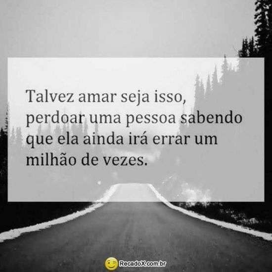 Talvez amar seja isso