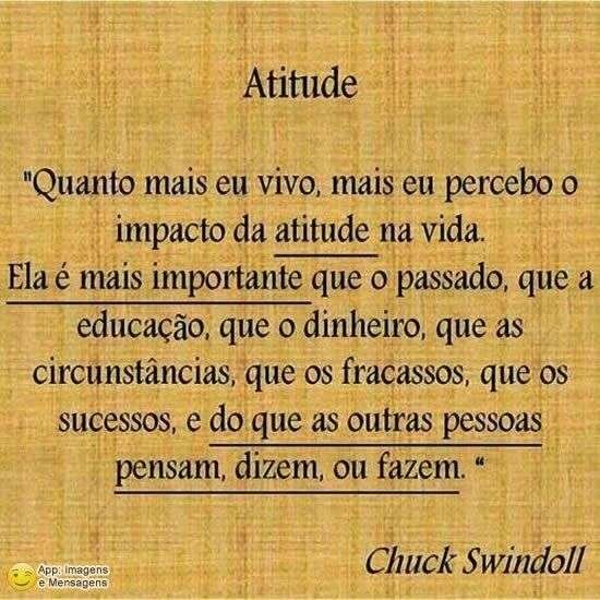 Atitude na vida