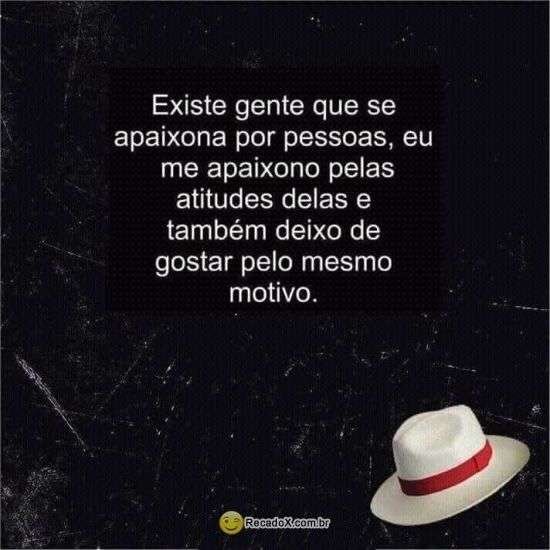 Atitudes das pessoas