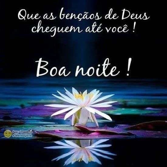 Boa noite com bênçãos