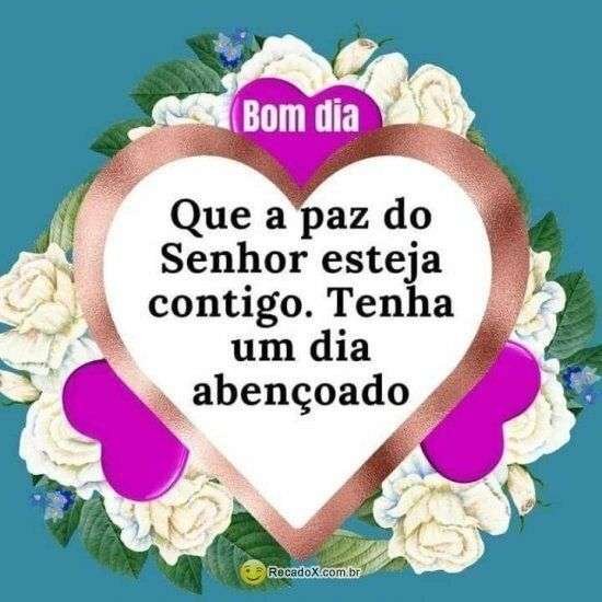 Bom dia abençoado