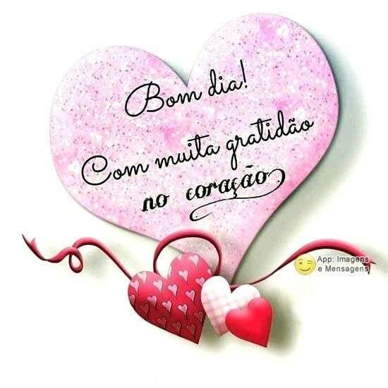 Bom dia com gratidão