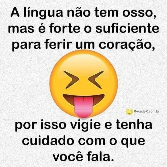 Cuidado com o que você fala