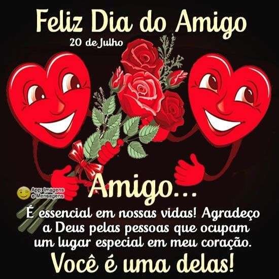 Feliz dia do amigo