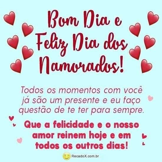 Feliz dia dos namorados